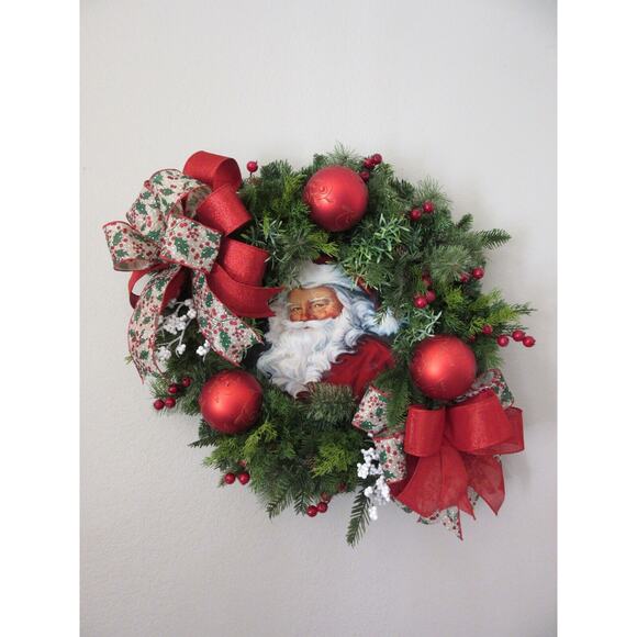 Lot of 5 Christmas Metal Wreath Signs Brand New Wreath Decor Holiday Decor - Picture 4 of 4